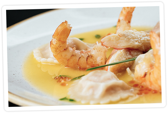 Plat de crevette